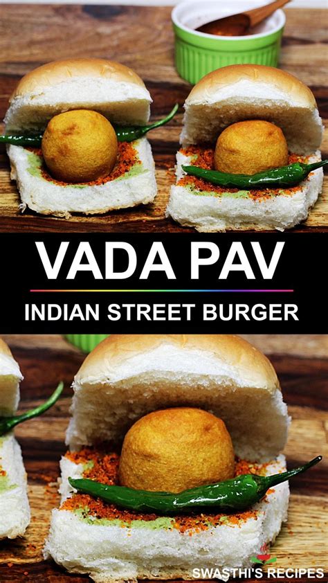 Vada Pav Recipe Mumbai Street Style Swasthi S Recipes Video