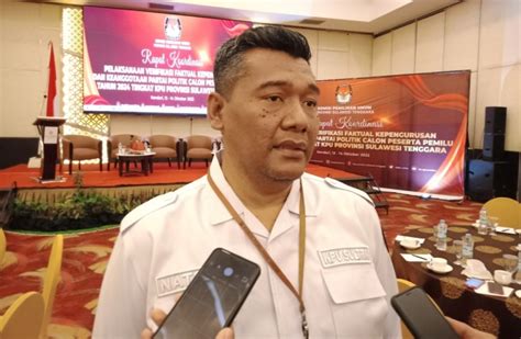 Kpu Sultra Rakor Persiapan Verifikasi Faktual Kepengurusan Dan