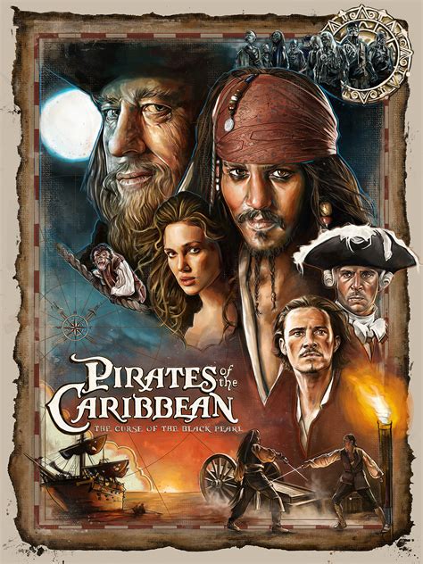 Pirates of the Caribbean: Curse of the Black Pearl on Behance