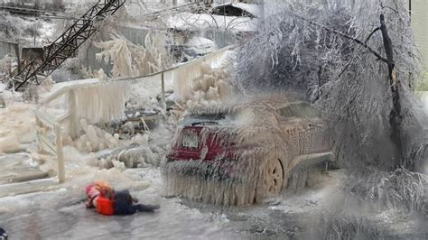 Ice Apocalypse Struck Russia Freezing Rain In Primorsky Krai Ice Rain