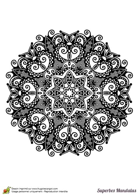 Coloriage Dun Superbe Mandala Typique De Linde