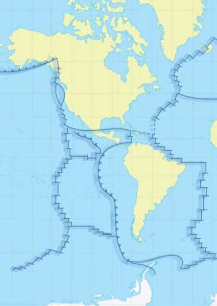 Print Map Quiz Placas Tectónicas De América Geografía 1º Educación Secundaria 66