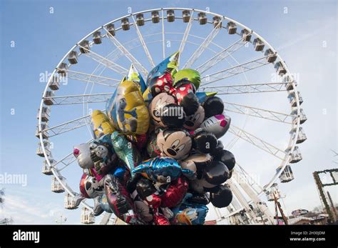 General View Of Winter Wonderland Hyde Park London Stock Photo Alamy