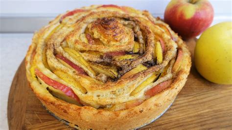 Super Apple Pie Only 2 Apples For Rose Pie Easy And Beautiful Recipe