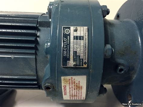 Sumitomo Sm Cyclo Phase Induction Motor Hp New Era Systems