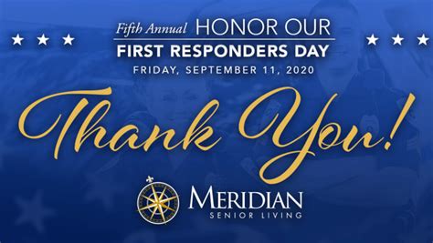 Meridian Communities Honor First Responders