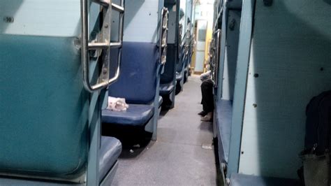 Indian Railway Sleeper Class Coach Full View Of Sleeper Class Coach