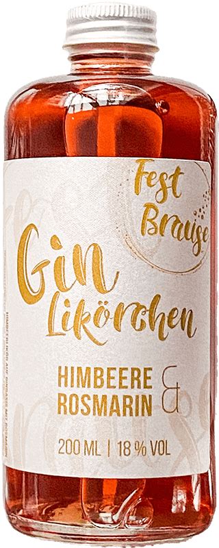 Buy Gin Liqueur Raspberry Rosemary Honest Rare