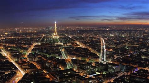 Hd Wallpaper Paris Night - 1600x1000 - Download HD Wallpaper - WallpaperTip