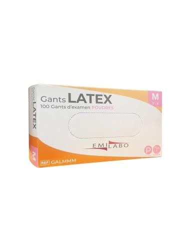 Gant d examen en Latex poudré Emilabo S M L XL ATPM Services