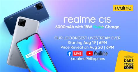 Realme C15 With 6000mah Battery To Launch In The Philippines On August