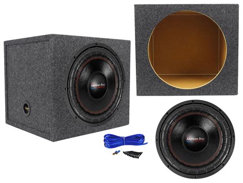 American Bass XFL 1544 2000w 15 Competition Subwoofer Sealed Sub Box