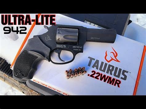 Taurus 942 Ultra Lite 22WMR Review Shoot 8 Shot 22 Magnum YouTube