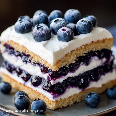 blueberry shortcake cake savory discovery
