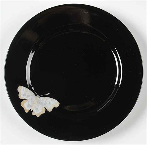 Midnight Poppy Bread Butter Plate By Fitz Floyd Replacements Ltd