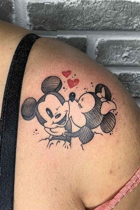 Tatuagens Femininas No Ombroo 21 Tatuagem Mickey Tatuagens Do Mickey