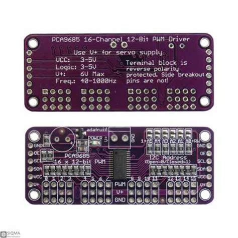 CJMCU PCA9685 16 Channel PWM Servo Controller Module 12 Bit I2C