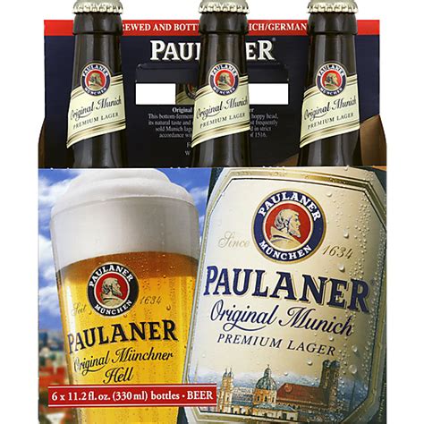 Paulaner Lager Premium Original Munich Beer Wine Spirits Jack