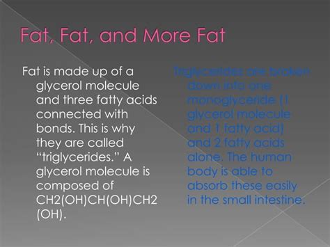 Fats Proteins And Carbohydrates Extra Pptx Ppt