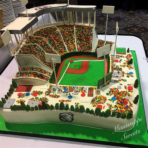 Mississippi State University Dudy Noble Grooms Cake Baseball