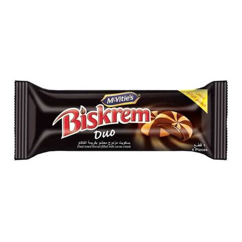 Mcvities Duo Biskrem Filled With Cocoa Cream 42 Gram Price In Egypt