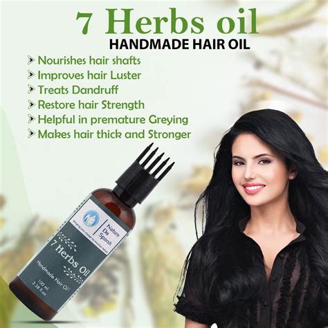 7 Herbs Hair Oil Ayurvedic Hair Oil Hair Growth Hair Shine Ant