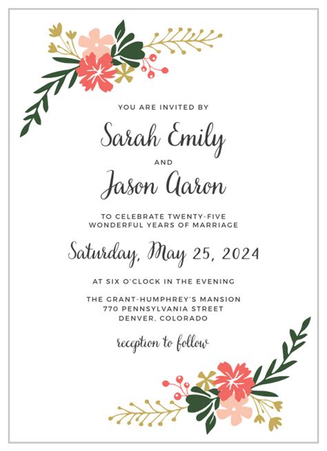 Vow Renewal Invitations Renew Your Love With Basic Invite