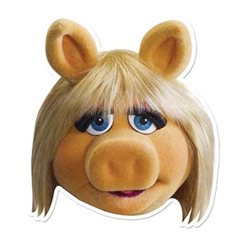 Miss Piggy The Muppets Disney Cardboard Face Mask Partyrama