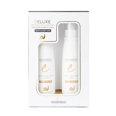 Deluxe Snail Slime Comfort Pack Shampoo E Maschera Alla Bava Di Lumaca