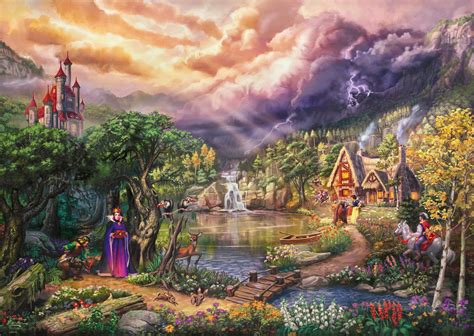 Pq Puzzle El Thomas Kinkade Kr Lewna Nie Ka I Z A Kr Lowa