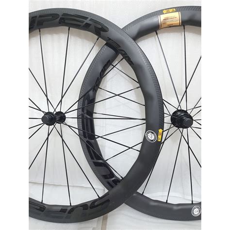 Jual Superteam Curve Pro Carbon Clincher Rim Brake Wheelset Road Bike