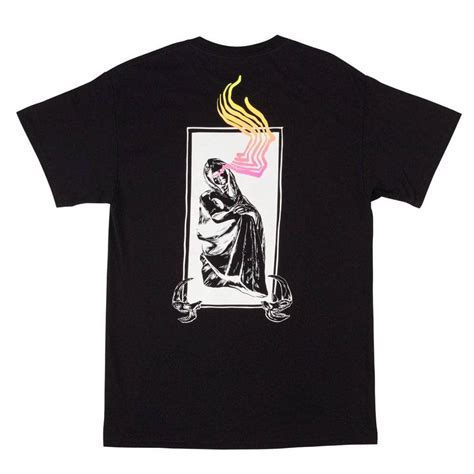 Welcome Skateboards Statue Skate T Shirt Black Skate Clothing From Native Skate Store Uk