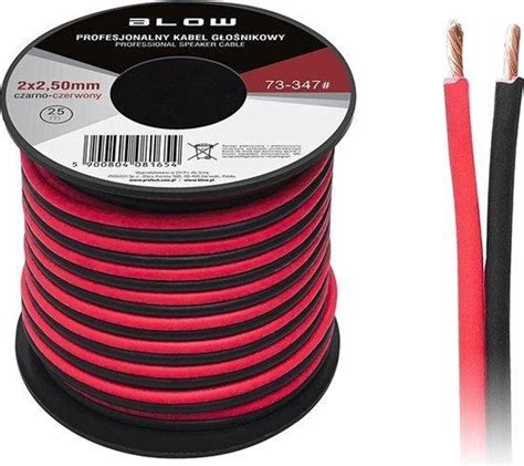 Luidsprekerkabel 2 X 1 00 Mm Professional Transparant Rood Op Rol 100