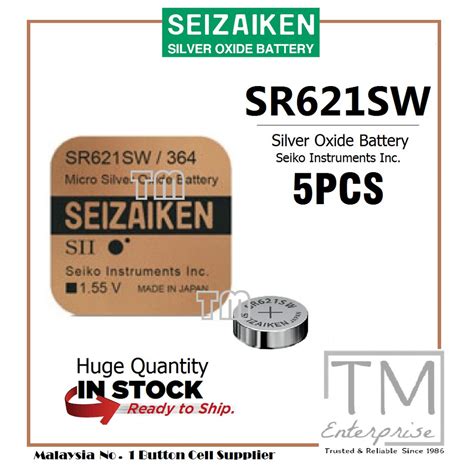 Seizaiken Sr Sw Genuine Seiko Japan Cell V Battery Sr Sr