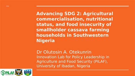 Pdf Advancing Sdg Agricultural Commercialisation Nutritional