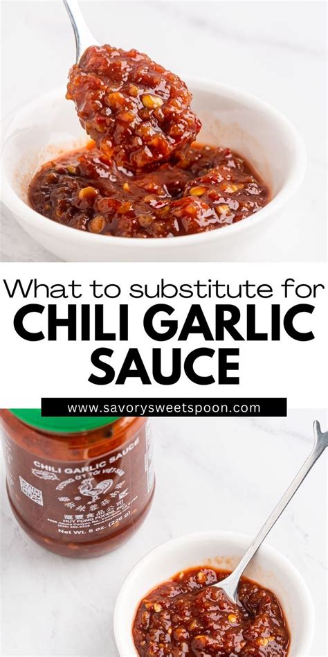 Best Substitutes For Chili Garlic Sauce