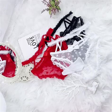 Sissy Pouch Panties Mens Lace Bikini Briefs G String Thongs Underwear Knickers Fashion Cotton