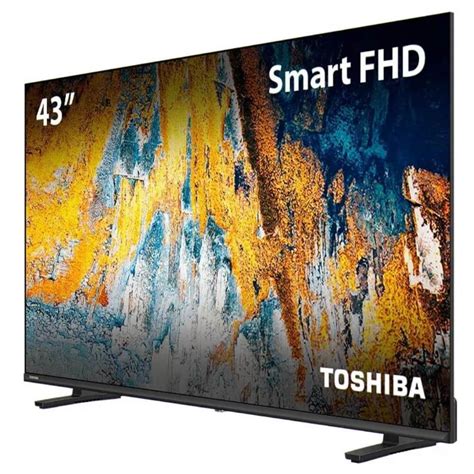 Smart Tv Toshiba Tela 43 Full HD Dled USB E Wifi 43V35LS Vidaa TB017M