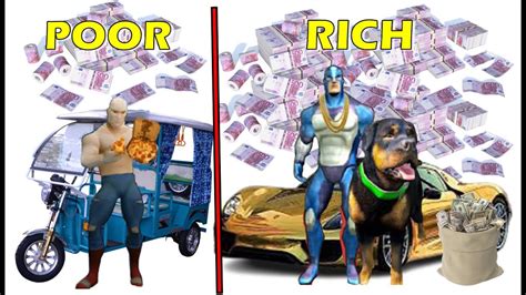 POOR VS ULTRA RICH IN ROPE HERO VICE TOWN ROPE HERO VICE TOWN