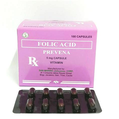 Folic Acid Mg Capsule X S