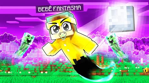 Alex Monte Se Tornou Um Beb Fantasma No Minecraft Alex Youtube