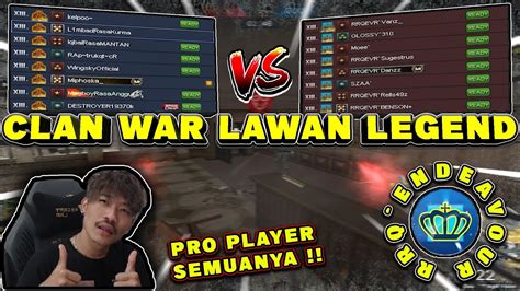 Lawan Clan Legend Rrq Endeavour Legend Juara Dunia Gameplay