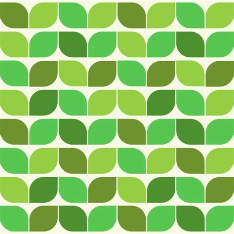 Modern Geometric Green Lime Leaves Wallpaper for Walls - Magic Decor