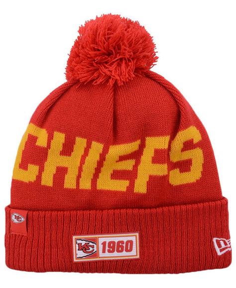 New Era Kansas City Chiefs Road Sport Knit Hat & Reviews - Sports Fan ...