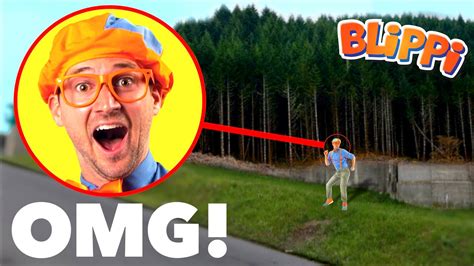 Drone Catches Blippi At Haunted Forest In Real Life We Found Him