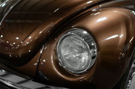 milan italy  vintage volkswagen beetle car detail