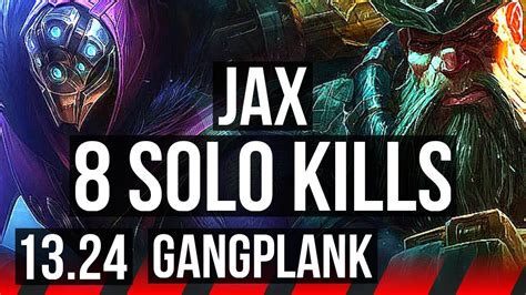 Jax Vs Gp Top 8 Solo Kills Godlike 300 Games Kr Master 1324