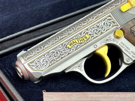 Classic Walther Ppk S Exquisite Edition Acp Gold Engraved