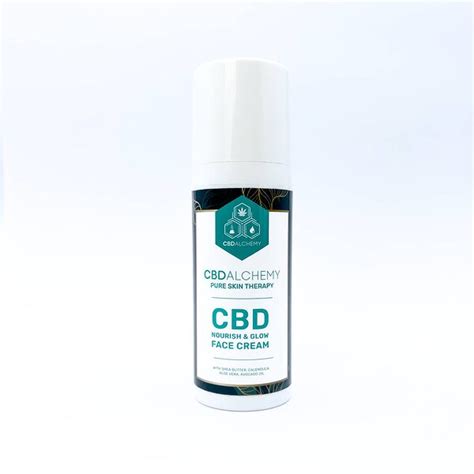 Crème Visage CBD Nourrit Illumine CBD Alchemy