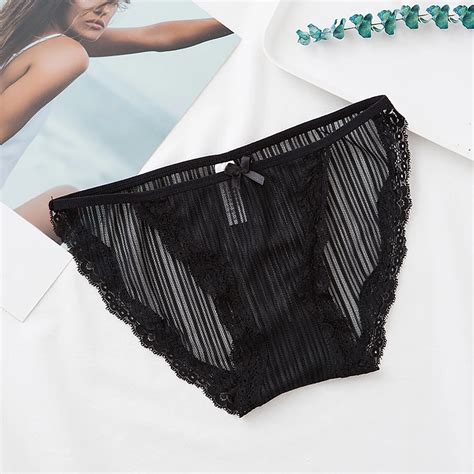 Buttocks Triangle Female Underwear Bow Tie Breathable Girlfriend Lingerie Nude Feeling